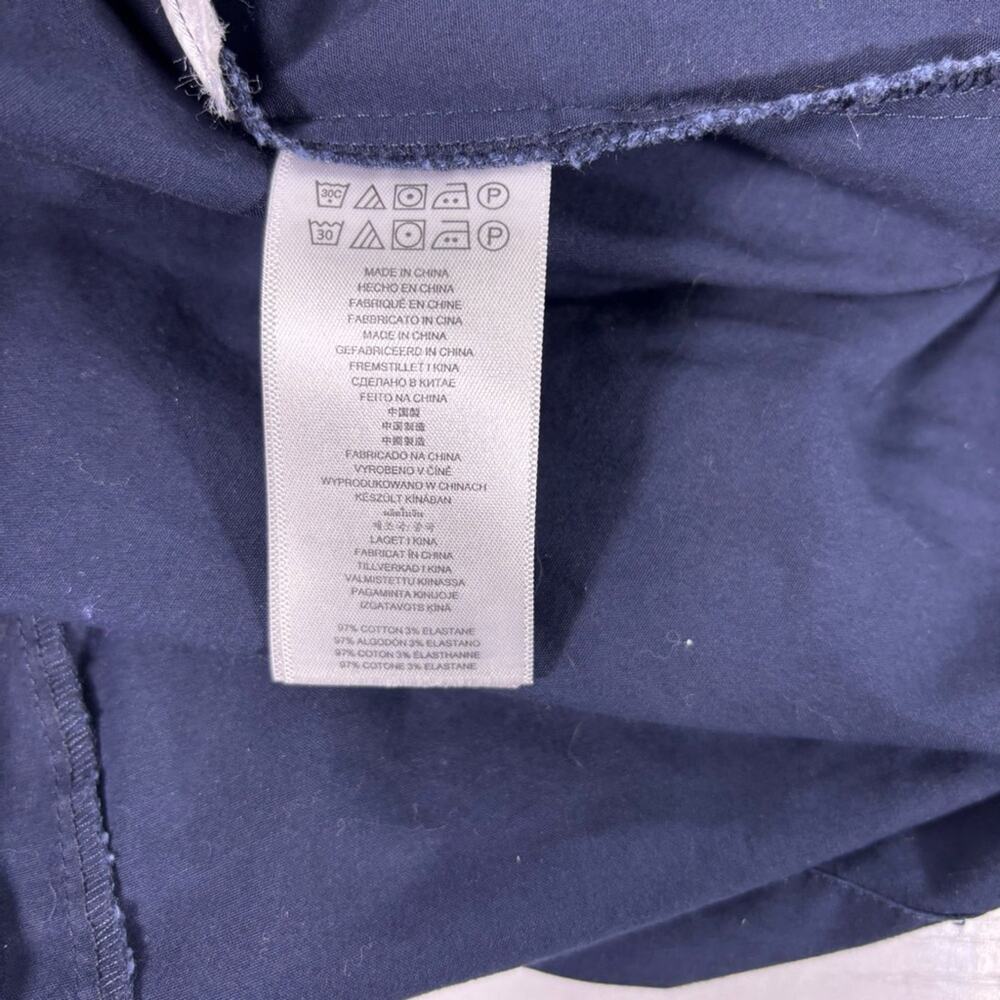 Michael Kors Navy Sleeveless Shirt Dress Size Small 1264 - Picture 8 of 9